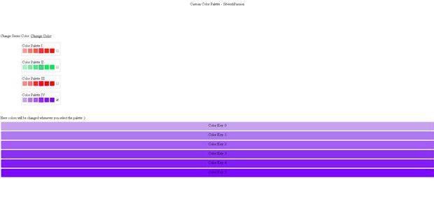 Create Custom Colour Palette