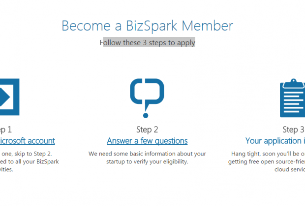 3 Steps to Join Bizspark