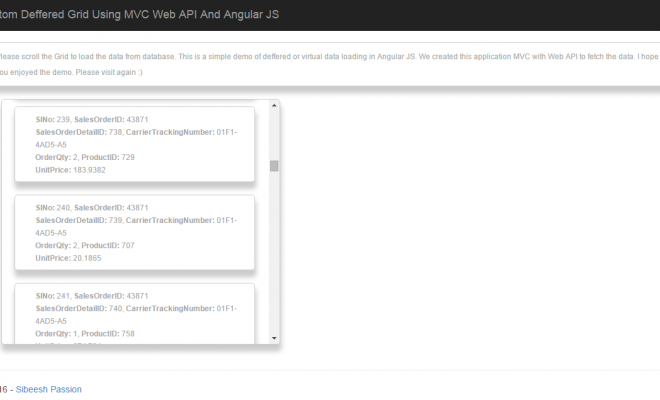 Custom Deffered Grid Using MVC Web API And Angular JS Deferred Output