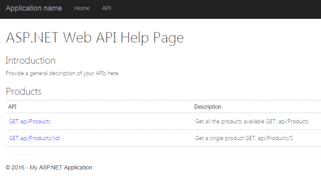 Working with API help page controller action description in Web API ...