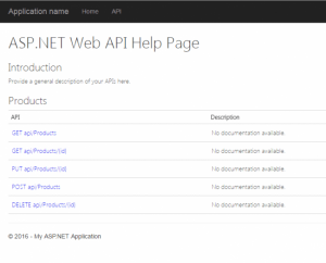 Working with API help page controller action description in Web API ...