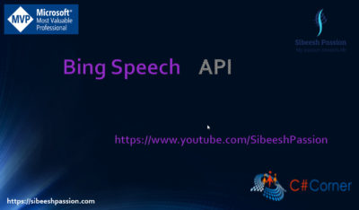 Bing Speech Api Thumbnail