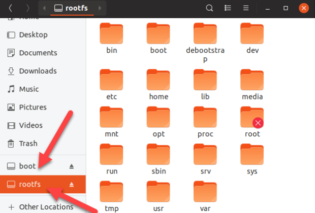 Raspbian OS Files in Virtual Box